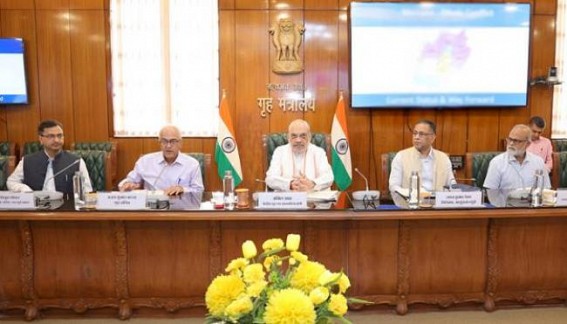 Amit Shah chairs a high-level meeting to review the security situation in Manipur Amit Shah chairs a high-level meeting to review the security situation in Manipur